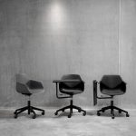 fourme 66 chair on 5 star base with castors