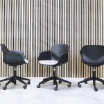 fourme 66 chair on 5 star base with castors