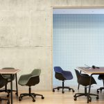 fourme 66 chair on 5 star base with castors