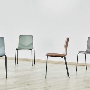 foursure polyshell stacking chair